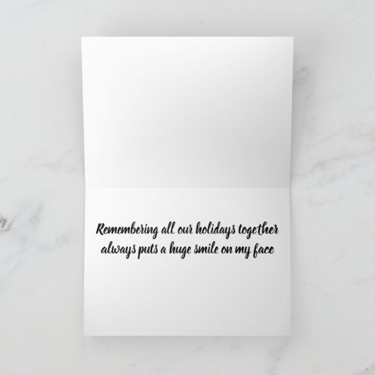 *LIEFDE* VOOR MIJN TWEELINGZUS" MET KERST FEESTDAGEN KAART (Binnen)