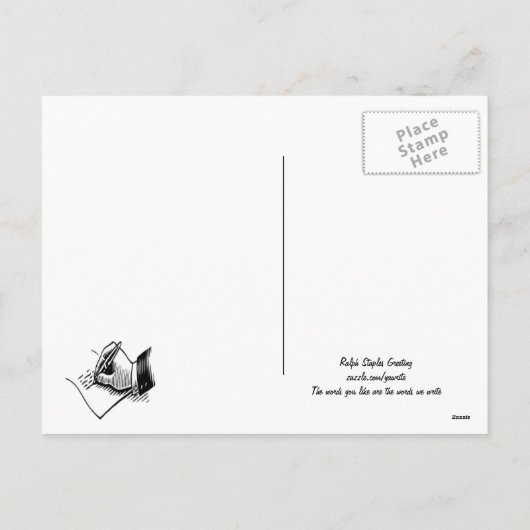 liefde voor mijn vrouw kerstbriefkaarten feestdagenkaart (Achterkant)