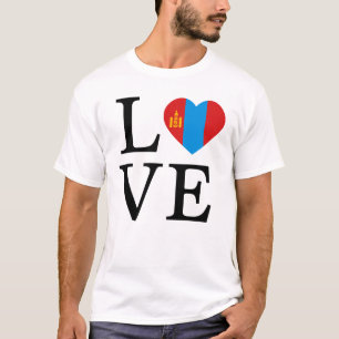 Liefde voor Mongolië T-shirt
