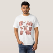 Liefde voor Moo Deng T-shirt (Voorkant volledig)