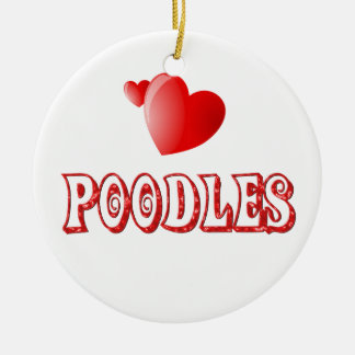 Liefde voor naalden keramisch ornament