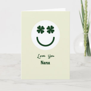 Liefde voor Nana Groen Klaver Kaart
