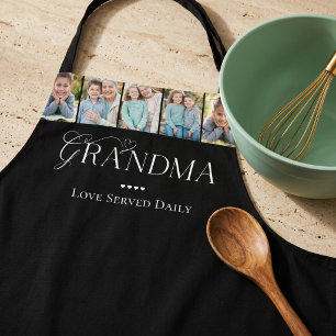 Liefde voor oma Aandenken kleinkinderen foto colla Schort