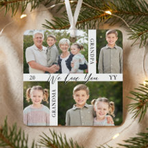 Liefde voor oma opa kleinkinderen fotocollage