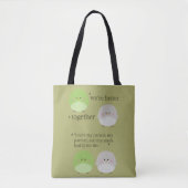 Liefde voor onderweg tote bag (Voorkant)