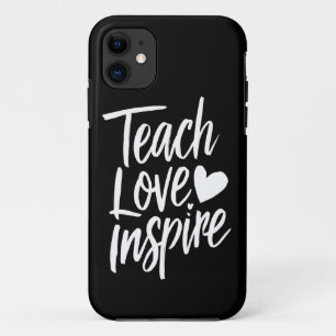 Liefde voor onderwijs inspireren cadeau voor lerar Case-Mate iPhone case