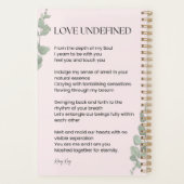 Liefde voor ongedefinieerde poëzie planner (Achterkant)