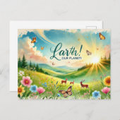 Liefde voor onze planeet, 22 april briefkaart (Voorkant / Achterkant)