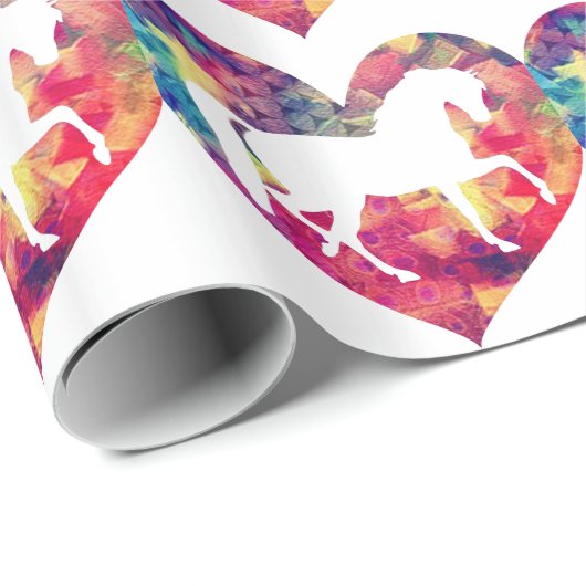 Liefde voor paarden cadeaupapier (Rol Hoek)