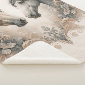 Liefde voor paarden Sherpa Blanket Sherpa Deken (3/4)