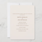 Liefde voor paarden speciale bruiloft uitnodiging (Achterkant)