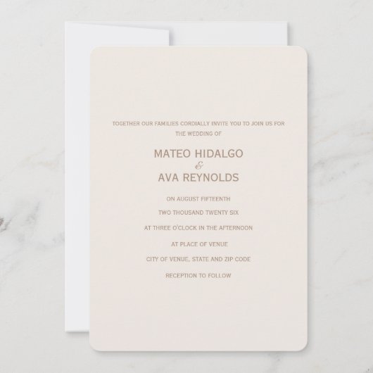 Liefde voor paarden speciale bruiloft uitnodiging (Achterkant)