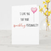 Liefde voor persoonlijkheid en lichaamsgrappige Va Kaart (Gele Bloem)