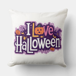 Liefde voor Pink Halloween Sierkussen: Feestelijke Kussen