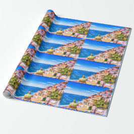 Liefde voor Positano Italië Inpakpapier