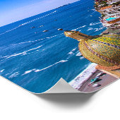 Liefde voor Positano Italië Poster (Hoek)