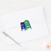 liefde voor postvakken : ik hou van je vierkante sticker (Envelop)