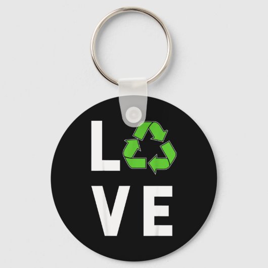 Liefde voor Recycling  Sleutelhanger (Voorkant)