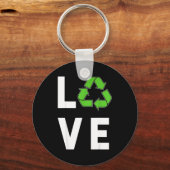 Liefde voor Recycling  Sleutelhanger (Voorkant)