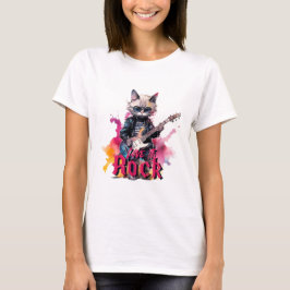 Liefde voor Rock Kat T-shirt