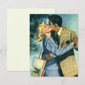  liefde voor Romance, kerstdansuitnodiging Kaart (Voorkant / Achterkant)