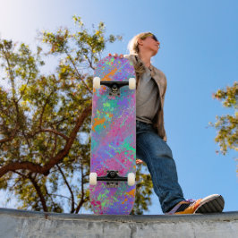 Liefde voor rommeljournaals persoonlijk skateboard