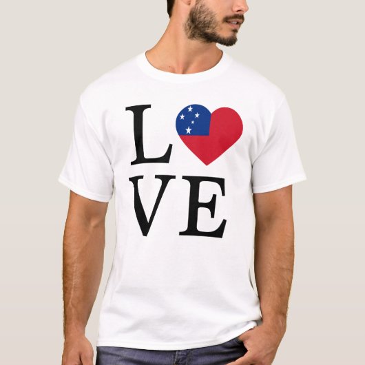 Liefde voor Samoa T-shirt (Voorkant)