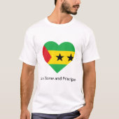Liefde voor Sao Tomé en Principe T-shirt (Voorkant)