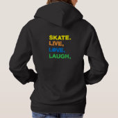 Liefde voor Schaats Hoodie (Achterkant)