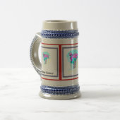 Liefde voor snowboarden - bierpul (Voorkant links)