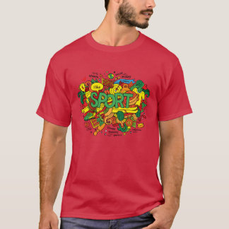 Liefde voor sport meisje t-shirt
