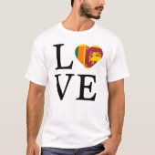 Liefde voor Sri Lanka T-shirt (Voorkant)