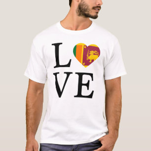 Liefde voor Sri Lanka T-shirt