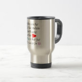 Liefde voor Teach Dance Travel Mug Reisbeker (Voorkant rechts)