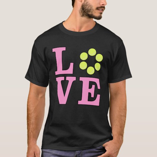 Liefde voor Tennis T-shirt (Voorkant)