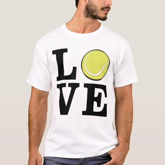 Liefde voor Tennis T-shirt (Voorkant)