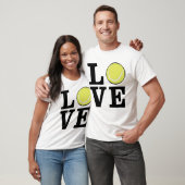 Liefde voor Tennis T-shirt (Unisex)