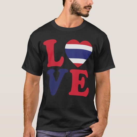 Liefde voor Thailand T-shirt (Voorkant)