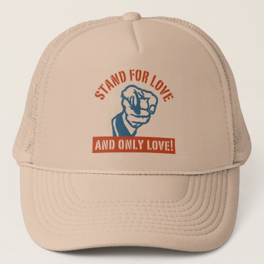 Liefde voor Trucker Hat Trucker Pet (Voorkant)