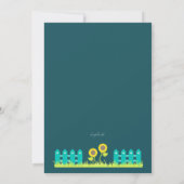 Liefde voor tuinbouw en tuinbouw kaart (Achterkant)