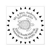 Liefde voor Turtles Persoonlijke Contact Pijlen Zelfinktende Stempel (Design)