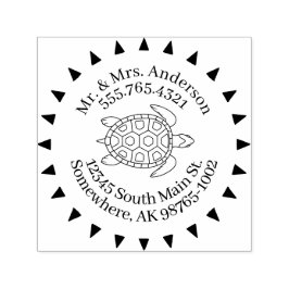 Liefde voor Turtles Persoonlijke Contact Pijlen Zelfinktende Stempel