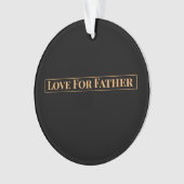 Liefde voor Vader Ornament (voorkant)