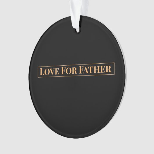 Liefde voor Vader Ornament (voorkant)