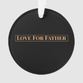 Liefde voor Vader Ornament (voorkant)