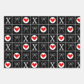 Liefde voor Valentijnsdag  Inpakpapier Vel (Voorkant 2)