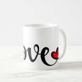 LIEFDE voor Valentijnsdag Koffiemok (Voorkant rechts)