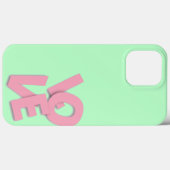 Liefde voor Valentijnsdag - Pastel iPhone Case (Achterkant (horizontaal))