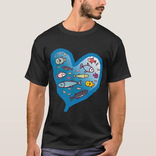 Liefde voor Vissen T-shirt (Voorkant)