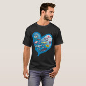 Liefde voor Vissen T-shirt (Voorkant volledig)